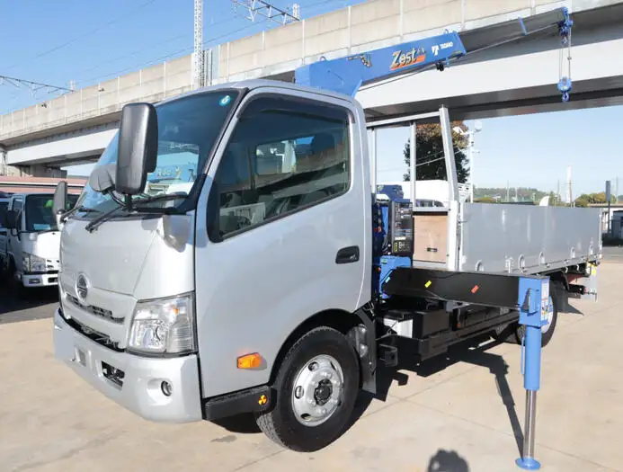 日野 デュトロ 小型 クレーン付 アルミブロック 3段 の中古トラック【車両No.157549】