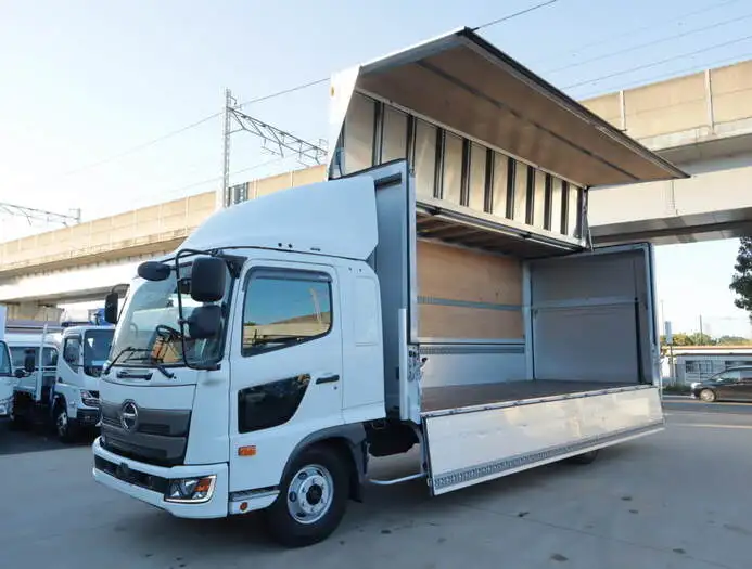 日野 レンジャー 中型/増トン ウイング パワーゲート ベッド の中古トラック【車両No.157534】