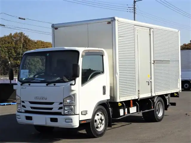 いすゞ エルフ 小型 アルミバン パワーゲート サイドドア の中古トラック【車両No.157575】