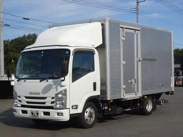 いすゞ エルフ 小型 アルミバン パワーゲート サイドドア の中古トラック【車両No.157639】