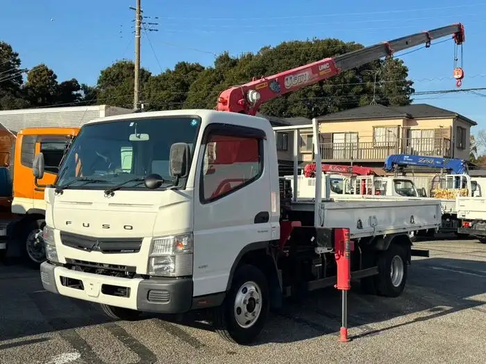三菱 キャンター 小型 クレーン付 4段 ラジコン の中古トラック【車両No.157736】