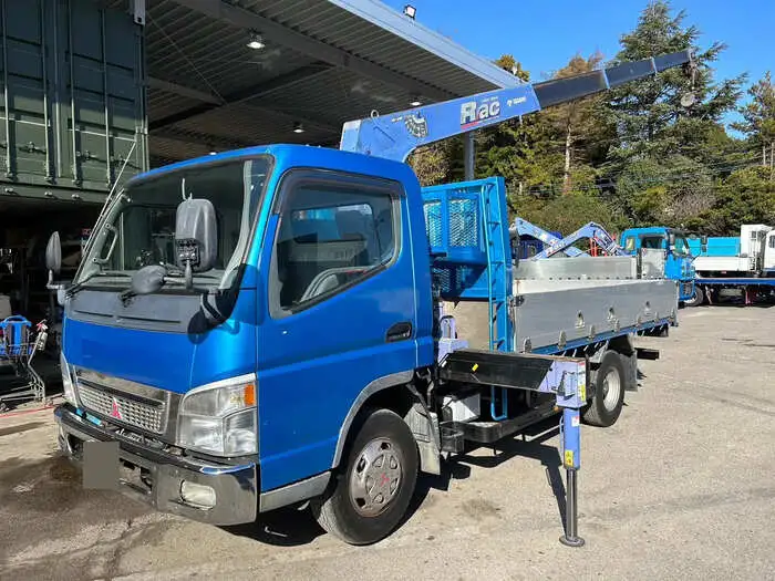 三菱 キャンター 小型 クレーン付 アルミブロック 4段 の中古トラック【車両No.157768】
