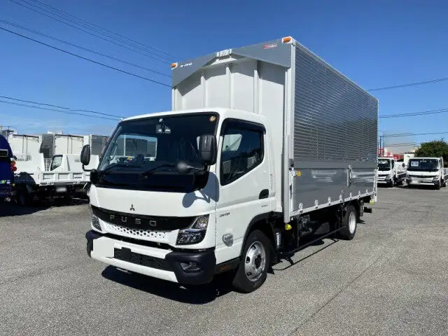三菱 キャンター 小型 ウイング パワーゲート 2PG-FEB90 の中古トラック【車両No.157797】