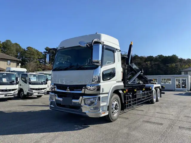 三菱 スーパーグレート 大型 アームロール ハイルーフ ツインホイスト の中古トラック【車両No.157790】