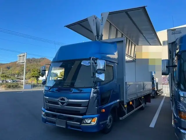 日野 レンジャー 中型/増トン ウイング エアサス ベッド の中古トラック【車両No.157764】