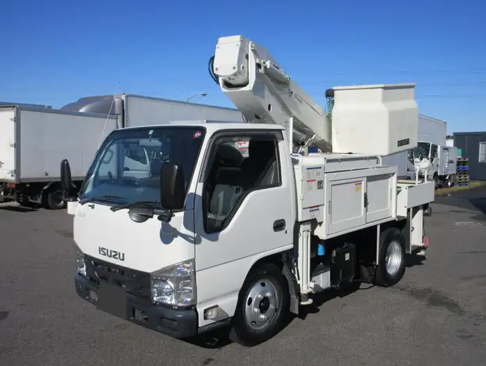 いすゞ エルフ 小型 高所・建柱車 高所作業車 電工仕様 の中古トラック【車両No.157852】