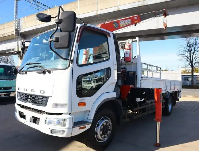三菱 ファイター 中型/増トン クレーン付 パワーゲート 床鉄板 の中古トラック【車両No.158011】
