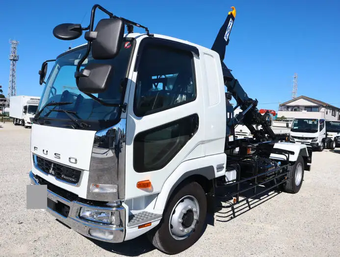 三菱 ファイター 中型/増トン アームロール ツインホイスト ベッド の中古トラック【車両No.158067】