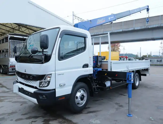 三菱 キャンター 小型 クレーン付 4段 ラジコン の中古トラック【車両No.158060】