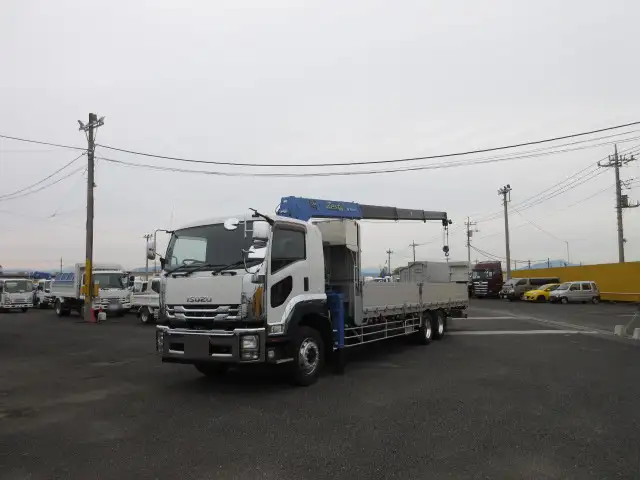 いすゞ フォワード 中型/増トン クレーン付 アルミブロック 4段 の中古トラック【車両No.158038】