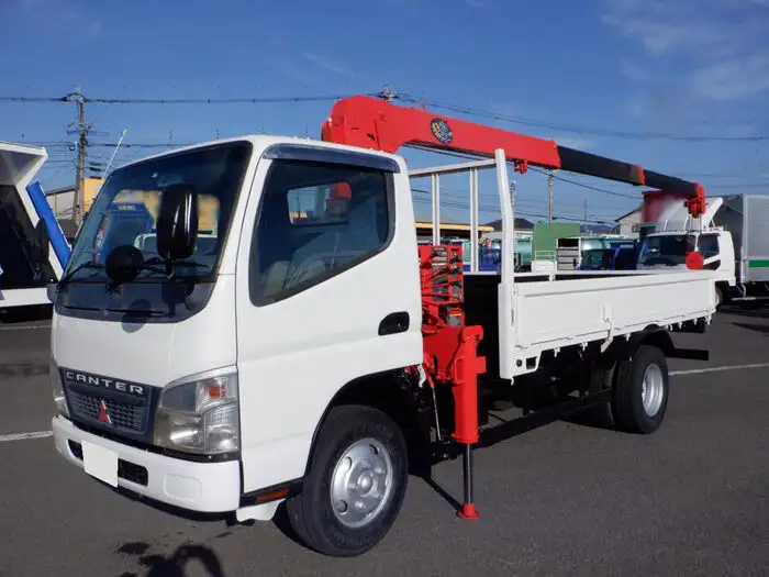 三菱 キャンター 小型 クレーン付 3段 ラジコン の中古トラック【車両No.157960】