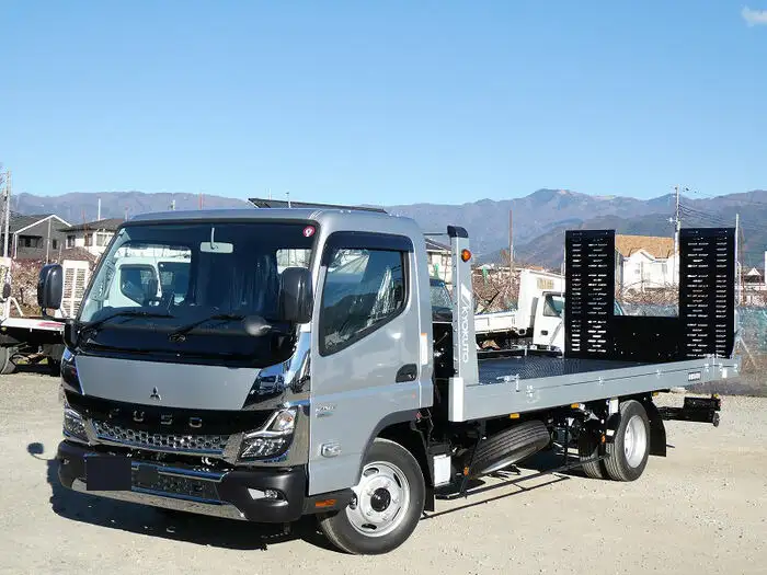 三菱 キャンター 小型 車両重機運搬 ラジコン ウインチ の中古トラック【車両No.158109】