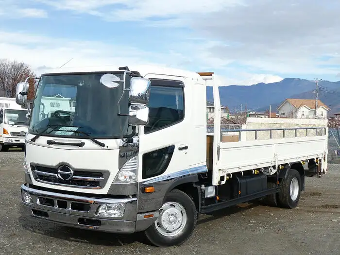 日野 レンジャー 中型/増トン 平ボディ パワーゲート 床鉄板 の中古トラック【車両No.158135】