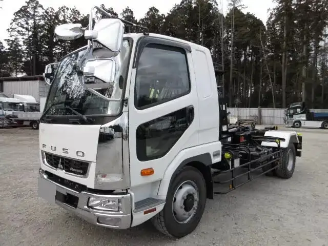 三菱 ファイター 中型/増トン アームロール ツインホイスト ベッド の中古トラック【車両No.158255】