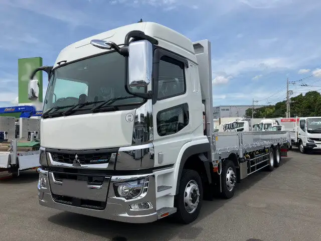 三菱 スーパーグレート 大型 平ボディ ハイルーフ アルミブロック の中古トラック【車両No.158269】