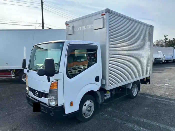 日産 アトラス 小型 アルミバン パワーゲート 床鉄板 の中古トラック【車両No.158303】