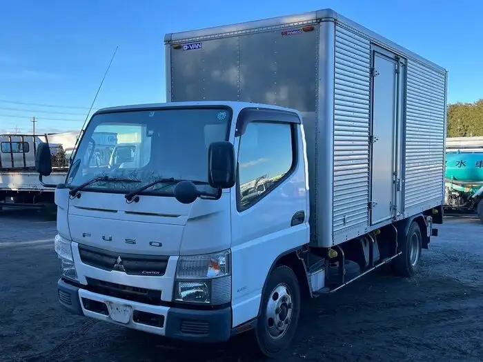 三菱 キャンター 小型 アルミバン パワーゲート サイドドア の中古トラック【車両No.158273】