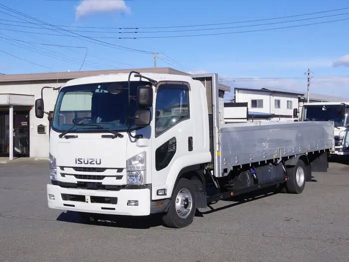 いすゞ フォワード 中型/増トン 平ボディ アルミブロック ベッド の中古トラック【車両No.158338】