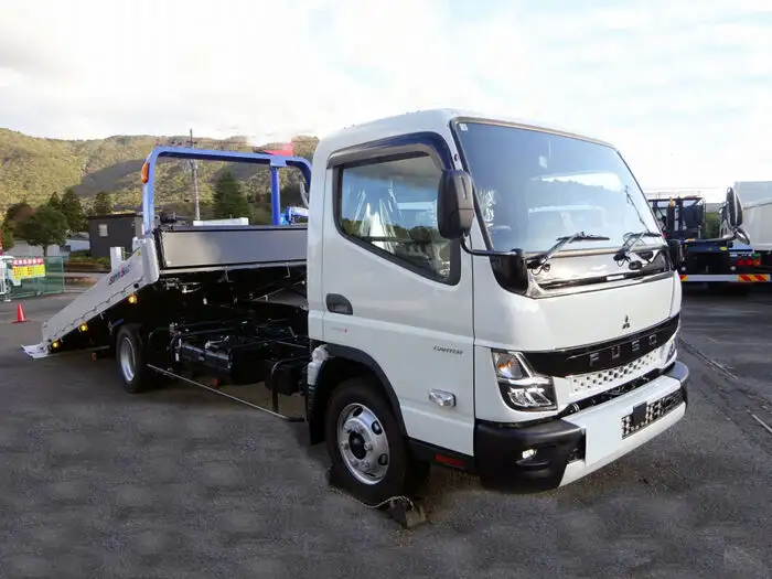 三菱 キャンター 小型 車両重機運搬 ラジコン ウインチ の中古トラック【車両No.158399】