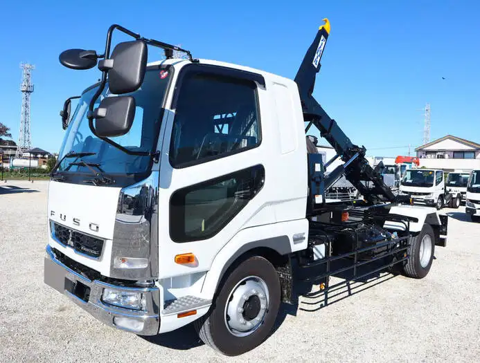 三菱 ファイター 中型/増トン アームロール ツインホイスト ベッド の中古トラック【車両No.158512】