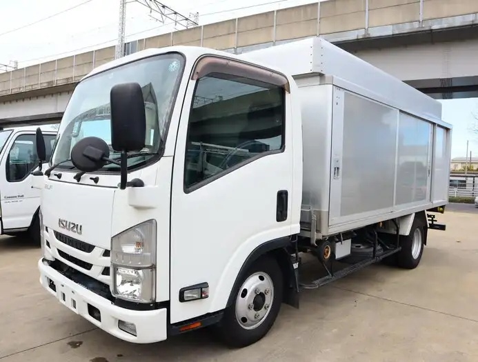 いすゞ エルフ 小型 アルミバン ボトルカー サイドドア の中古トラック【車両No.158478】