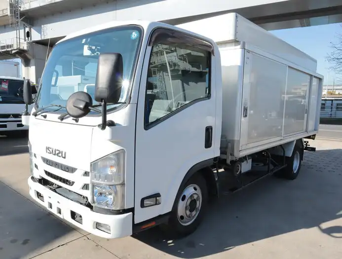 いすゞ エルフ 小型 アルミバン ボトルカー サイドドア の中古トラック【車両No.158483】