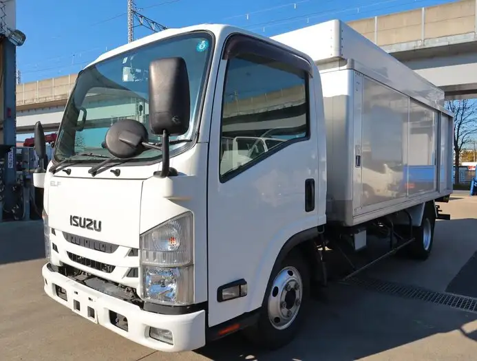 いすゞ エルフ 小型 アルミバン ボトルカー サイドドア の中古トラック【車両No.158480】