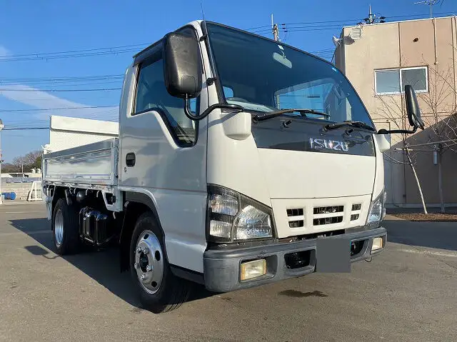 いすゞ エルフ 小型 平ボディ パワーゲート 床鉄板 の中古トラック【車両No.158421】