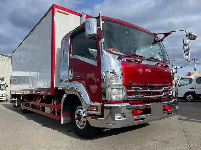 いすゞ フォワード 中型/増トン アルミバン パワーゲート ベッド の中古トラック【車両No.158461】