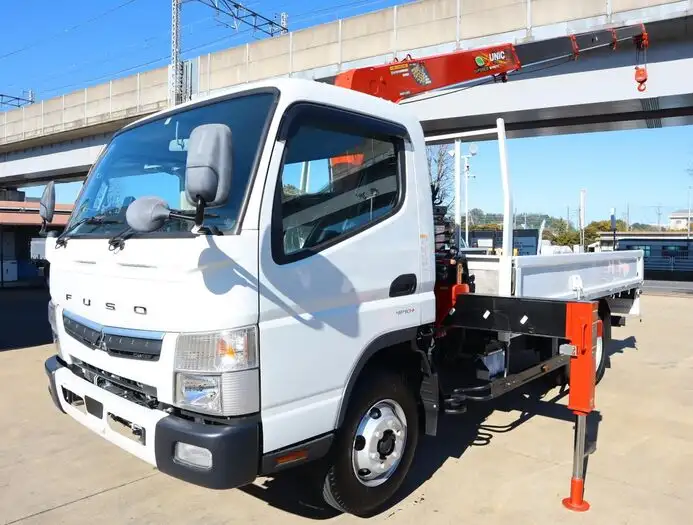 三菱 キャンター 小型 クレーン付 4段 ラジコン の中古トラック【車両No.158708】