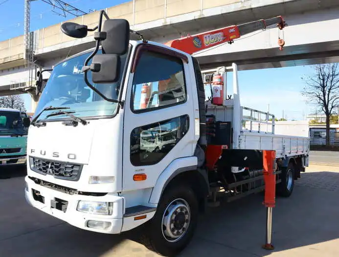三菱 ファイター 中型/増トン クレーン付 パワーゲート 床鉄板 の中古トラック【車両No.158715】