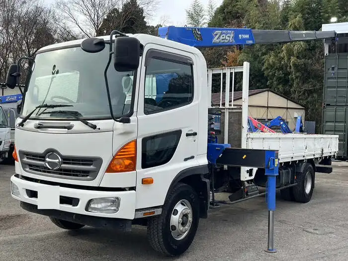 日野 レンジャー 中型/増トン クレーン付 4段 ラジコン の中古トラック【車両No.158637】