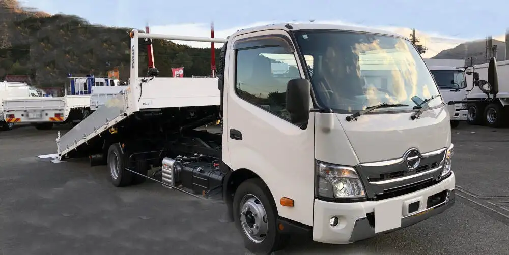 日野 デュトロ 小型 車両重機運搬 ラジコン ウインチ の中古トラック【車両No.158732】