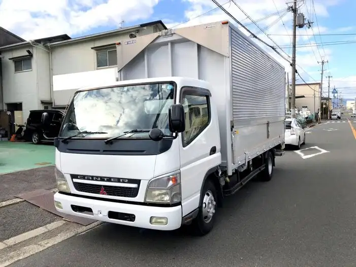 三菱 キャンター 小型 ウイング パワーゲート PA-FE83DGN の中古トラック【車両No.158854】