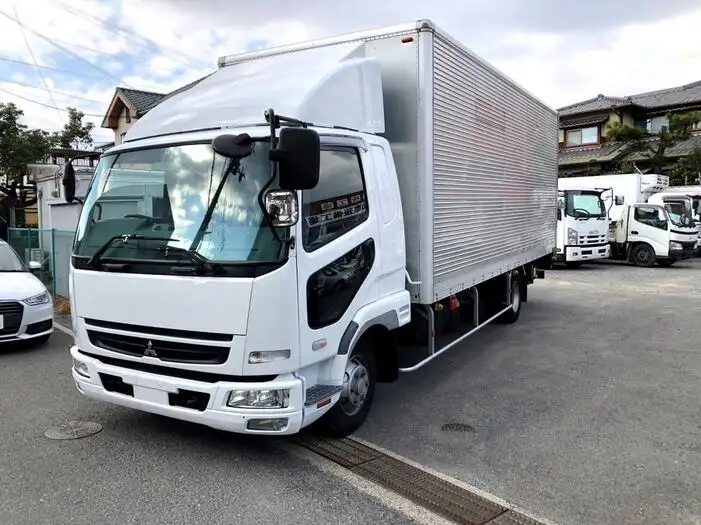 三菱 ファイター 中型/増トン アルミバン パワーゲート ベッド の中古トラック【車両No.158852】