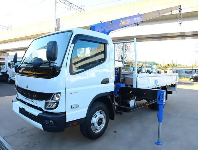 三菱 キャンター 小型 クレーン付 4段 ラジコン の中古トラック【車両No.158870】