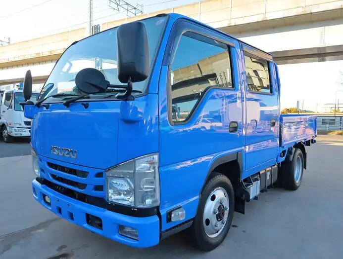 いすゞ エルフ 小型 平ボディ Wキャブ 床鉄板 の中古トラック【車両No.158865】