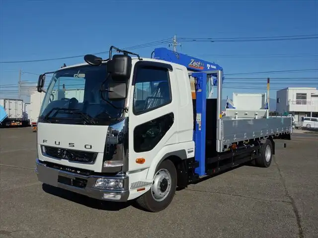 三菱 ファイター 中型/増トン 車両重機運搬 4段クレーン ラジコン の中古トラック【車両No.158910】