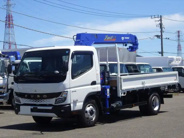 三菱 キャンター 小型 クレーン付 4段 ラジコン の中古トラック【車両No.158781】