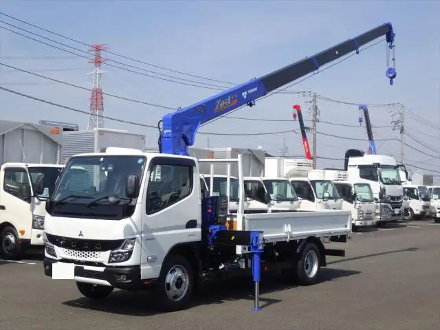 三菱 キャンター 小型 クレーン付 4段 ラジコン の中古トラック【車両No.158784】