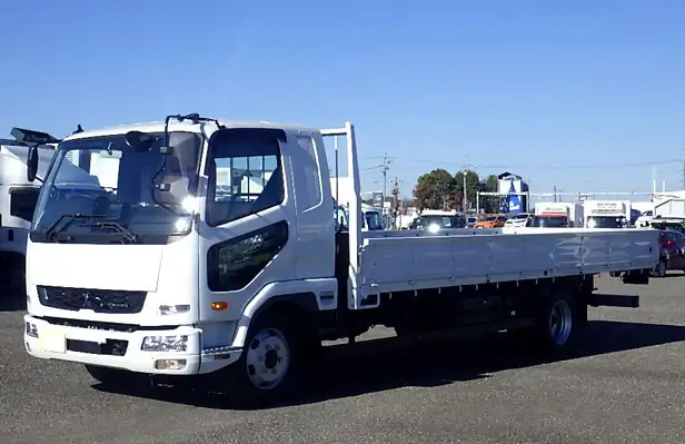 三菱 ファイター 中型/増トン 平ボディ ベッド 2KG-FK62F の中古トラック【車両No.158924】