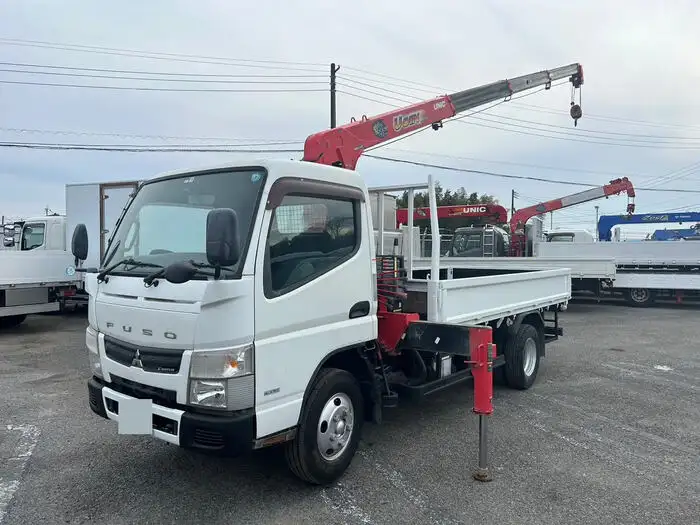 三菱 キャンター 小型 クレーン付 4段 ラジコン の中古トラック【車両No.159023】