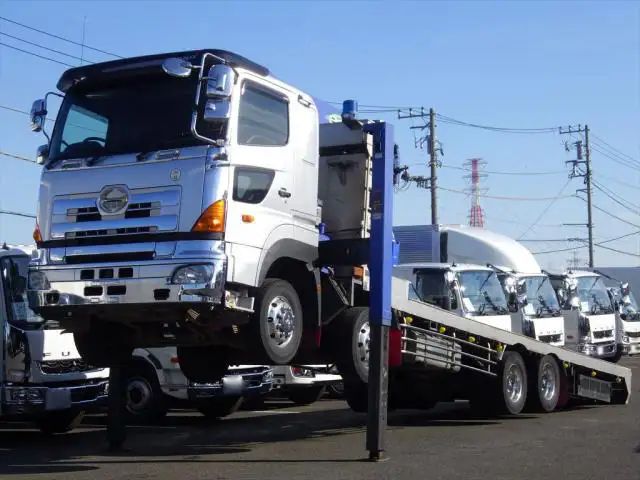 日野 プロフィア 大型 車両重機運搬 4段クレーン ラジコン の中古トラック【車両No.158974】