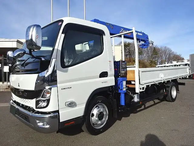 三菱 キャンター 小型 クレーン付 4段 ラジコン の中古トラック【車両No.159031】