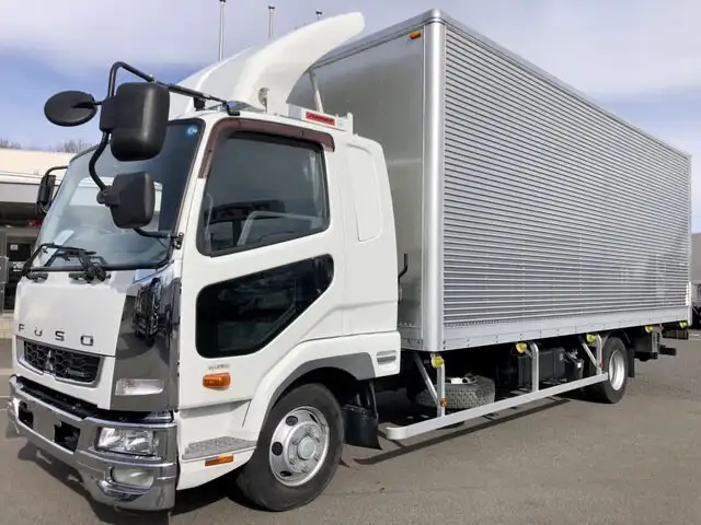 三菱 ファイター 中型/増トン アルミバン パワーゲート ベッド の中古トラック【車両No.159033】