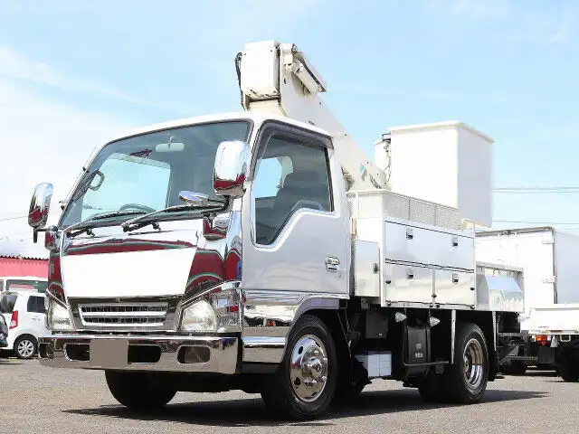 いすゞ エルフ 小型 高所・建柱車 高所作業車 電工仕様 の中古トラック【車両No.159050】