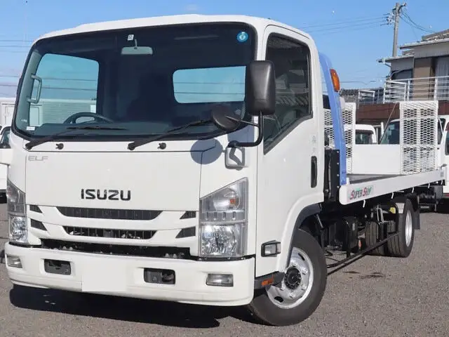 いすゞ エルフ 小型 車両重機運搬 ラジコン ウインチ の中古トラック【車両No.159108】