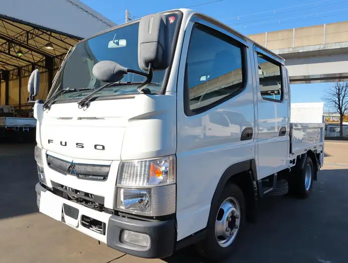 三菱 キャンター 小型 平ボディ Wキャブ パワーゲート の中古トラック【車両No.159118】