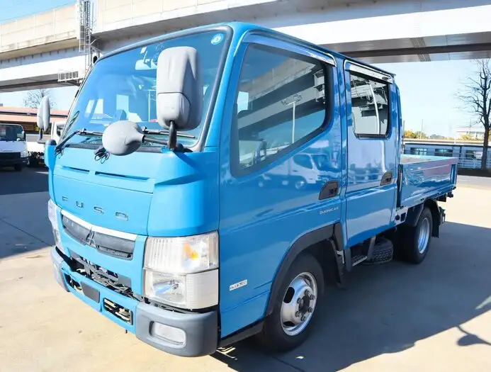 三菱 キャンター 小型 平ボディ Wキャブ 床鉄板 の中古トラック【車両No.159122】