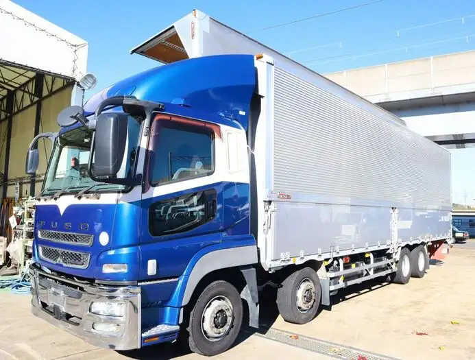 三菱 スーパーグレート 大型 ウイング エアサス ベッド の中古トラック【車両No.159138】
